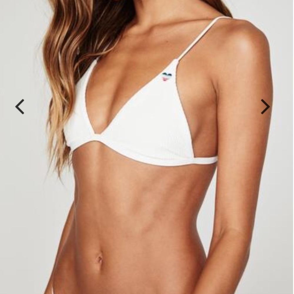 SPIRITUAL GANGSTER RIBBED BIKINI TOP STARDUST